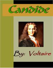 Cover of: Voltaire:  Candide by 