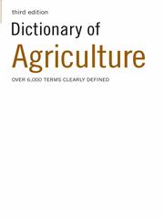 Cover of: Dictionary of Agriculture | 