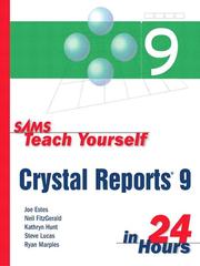 Cover of: Sams Teach Yourself Crystal Reports 9 in 24 Hours
