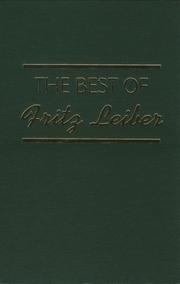 Cover of: The best of Fritz Leiber