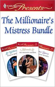 Cover of: The Millionaire's Mistress Bundle