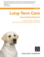 Cover of: Long-Term Care: How to Plan & Pay for It