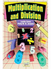Cover of: Multiplication and Division