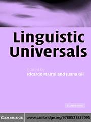 Cover of: Linguistic Universals