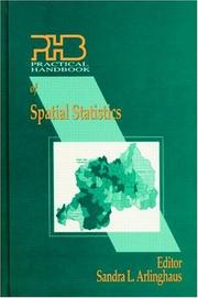 Cover of: Practical handbook of spatial statistics