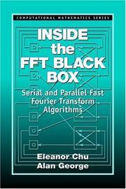Cover of: Inside the FFT Black Box: Serial and Parallel Fast Fourier Transform Algorithms (Computational Mathematics Series)