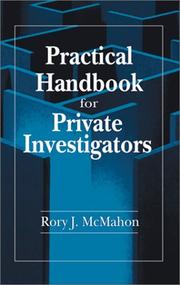 Practical Handbook for Private Investigators by Rory J. McMahon
