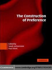 Cover of: The Construction of Preference