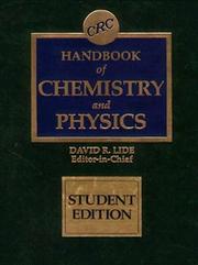 Cover of: CRC Handbook of Chemistry and Physics by 