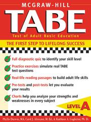 Cover of: TABE (Test of Adult Basic Education) Level A