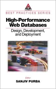 Cover of: High-Performance Web Databases: Design, Development, and Deployment