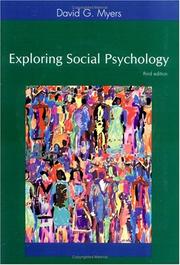 Cover of: Exploring social psychology by David G. Myers
