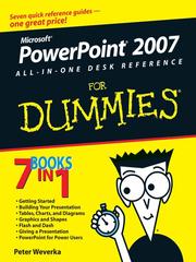 Cover of: PowerPoint 2007 All-in-One Desk Reference For Dummies