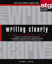 Cover of: Writing Clearly