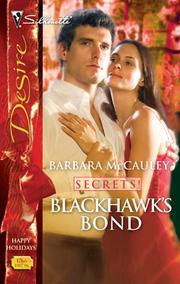 Front cover of Blackhawk's Bond by Barbara McCauley