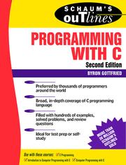Programming with C by Byron S Gottfried
