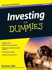 Cover of: Investing For Dummies®