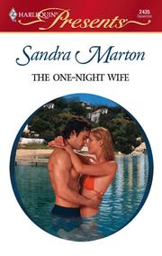 The One-Night Wife by Sandra Marton