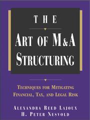 Cover of: The Art of M & A Structuring