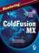 Cover of: Mastering ColdFusion MX