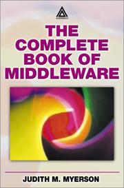 Cover of: The Complete Book of Middleware