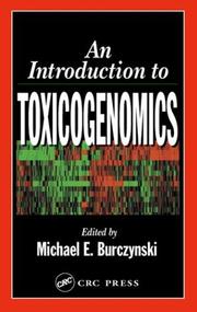 Cover of: An Introduction to Toxicogenomics by Michael E. Burczynski
