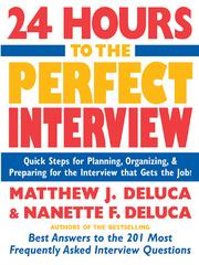 Cover of: 24 Hours to the Perfect Interview | 