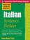 Cover of: Practice Makes Perfect Italian Sentence Builder