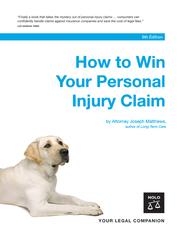 Cover of: How to Win Your Personal Injury Claim