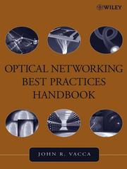 Cover of: Optical Networking Best Practices Handbook