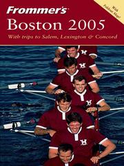 Frommer's Boston 2005