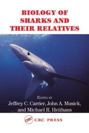 Cover of: Biology of Sharks and Their Relatives (Marine Biology) by 