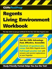 Cover of: CliffsTestPrep Regents Living Environment Workbook