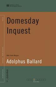 Cover of: Domesday Inquest