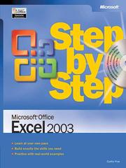 Cover of: Microsoft® Office Excel 2003 Step by Step