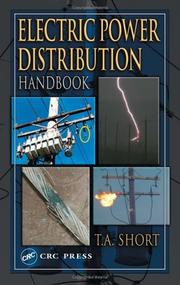 Cover of: Electric Power Distribution Handbook (Electric Power Engineering Series)