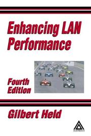 Cover of: Enhancing LAN Performance, Fourth Edition | Gilbert Held