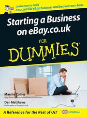 Cover of: Starting a Business on eBay.co.uk For Dummies
