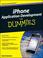 Cover of: iPhone Application Development For Dummies