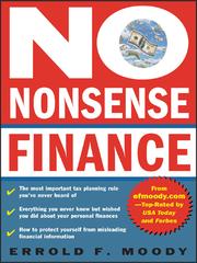 Cover of: No Nonsense Finance | 