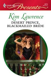 Cover of: Desert Prince, Blackmailed Bride