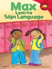 Cover of: Max Learns Sign Language
