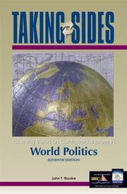Cover of: Taking Sides: Clashing Views on Controversial Issues in World Politics
