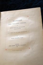 Cover of Diamonds and precious stones