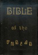 Cover of: Bible of the undead