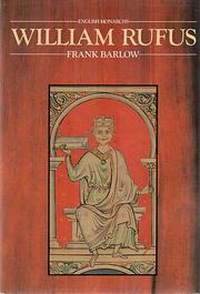 Cover of: William Rufus by Frank Barlow