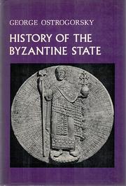 Cover of: History of the Byzantine state