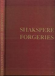 Cover of: Shakspere forgeries in the Revels accounts