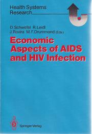 Cover of: Economic aspects of AIDS and HIV infection by Detlef Schwefel