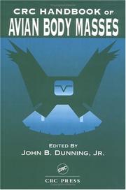 Cover of: CRC handbook of avian body masses by John B. Dunning